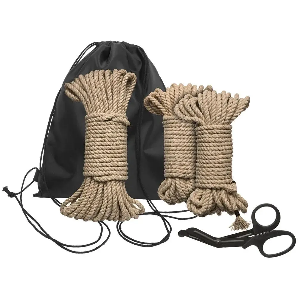 Doc Johnson Kinky 5-piece Hemp Bondage Rope Kit for Couples