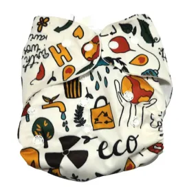 Eco Friendly Print- Reusable Diaper