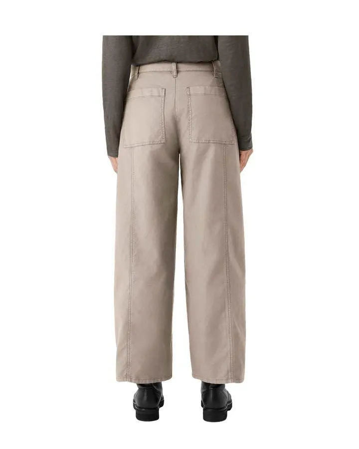 Eileen Fisher Wide Cotton Hemp Ankle Pant