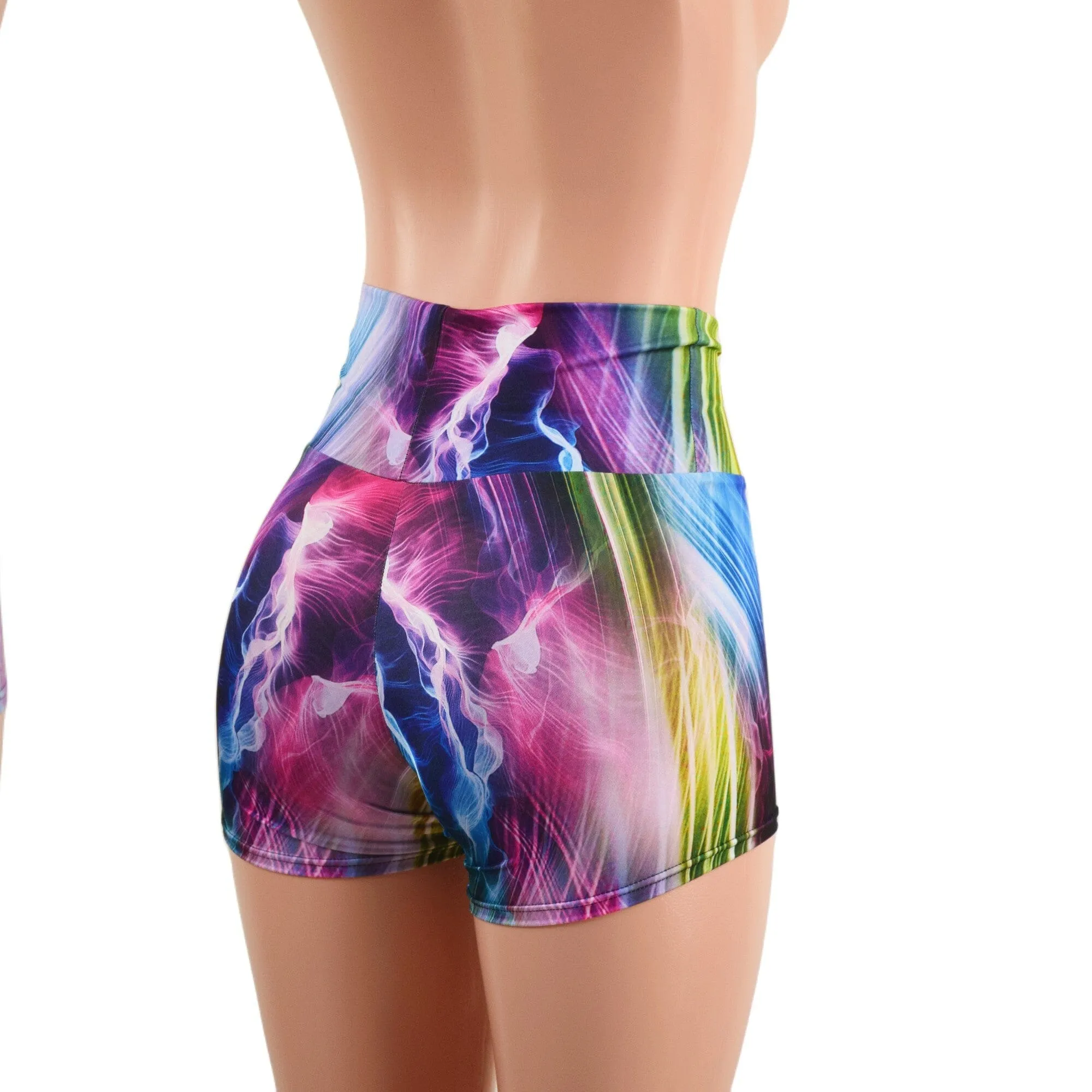 Electric Slide High Waist Shorts