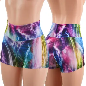 Electric Slide High Waist Shorts