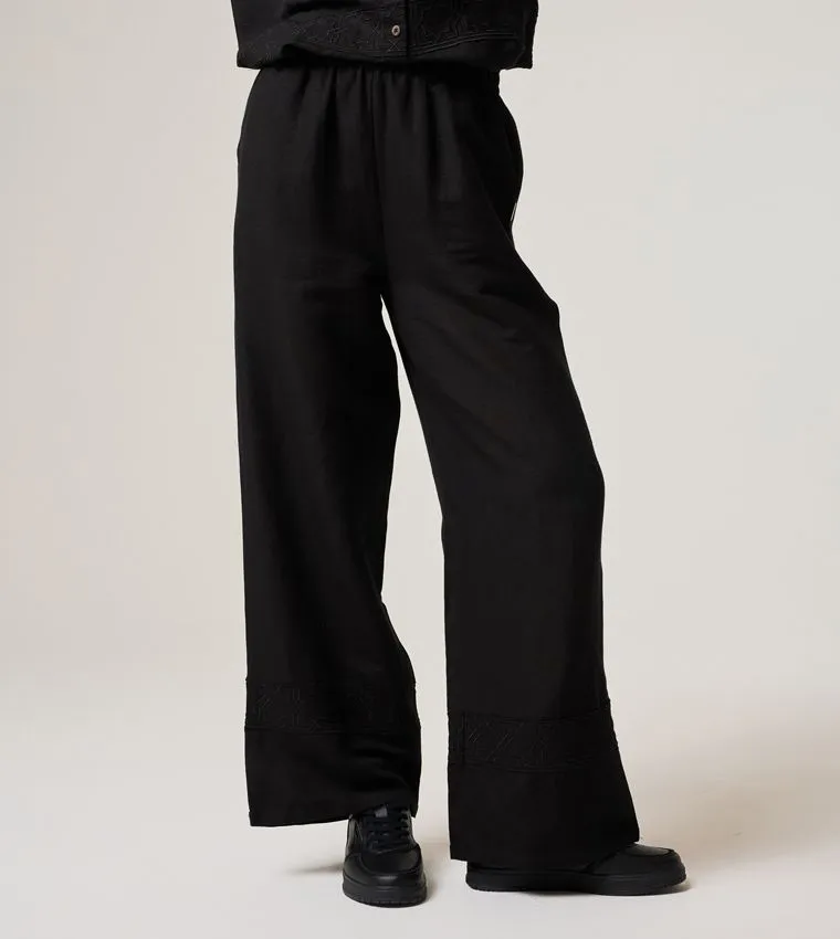 F5 HIGH-WAIST LINEN PANTS