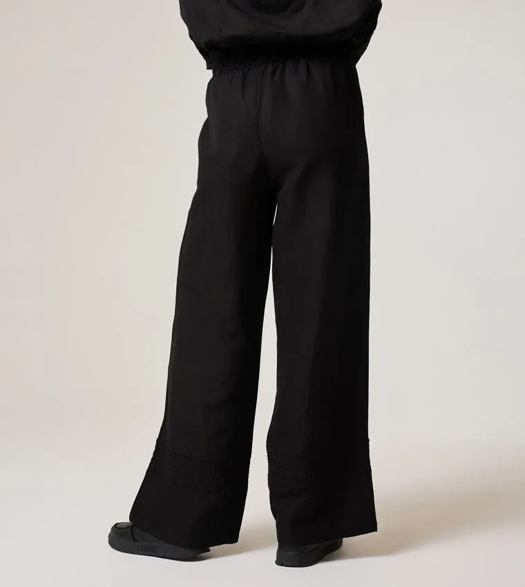 F5 HIGH-WAIST LINEN PANTS