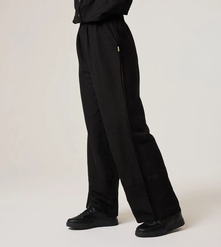 F5 HIGH-WAIST LINEN PANTS