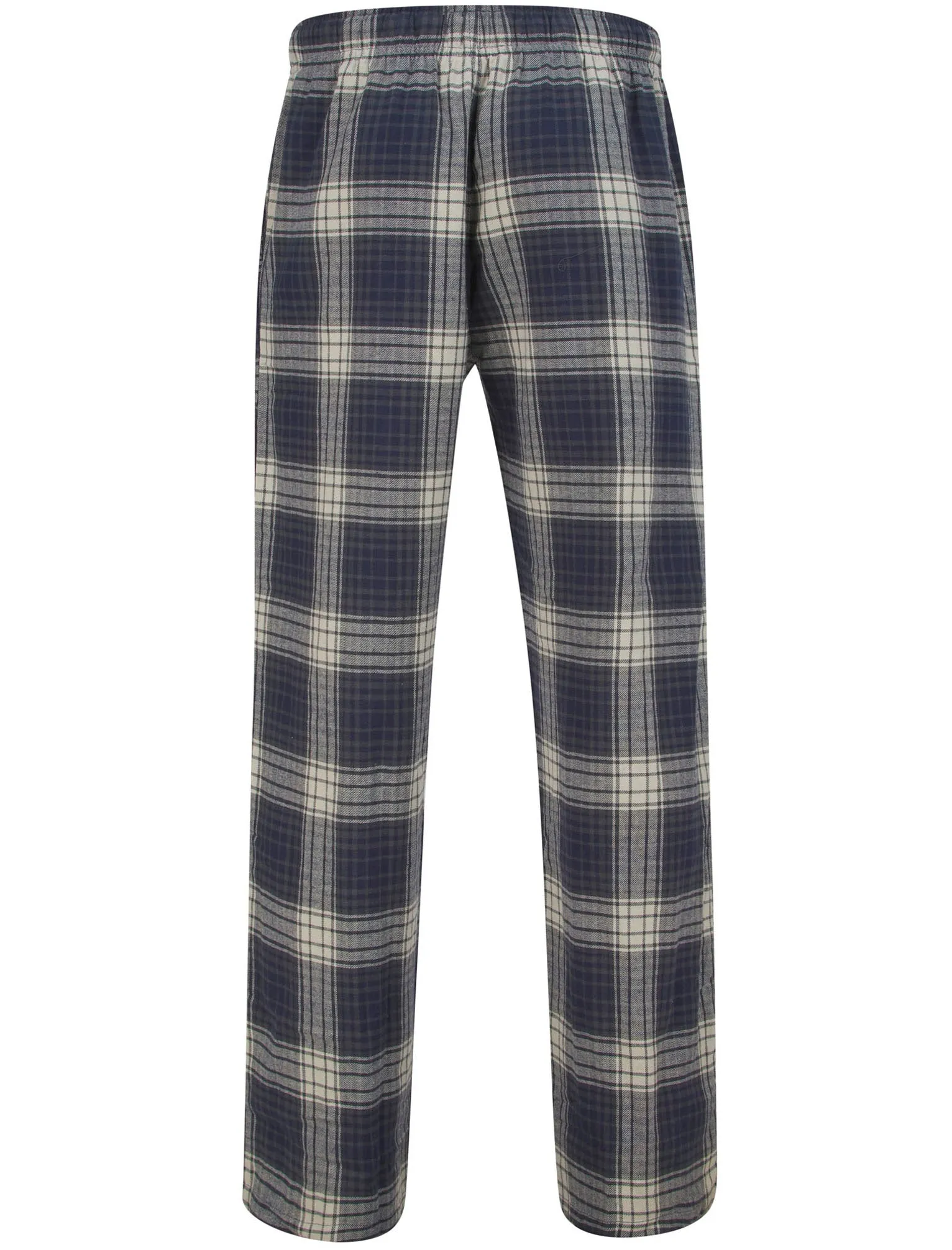 Field 2pc Long Sleeve Cotton Checked Lounge Set in Charcoal - Tokyo Laundry