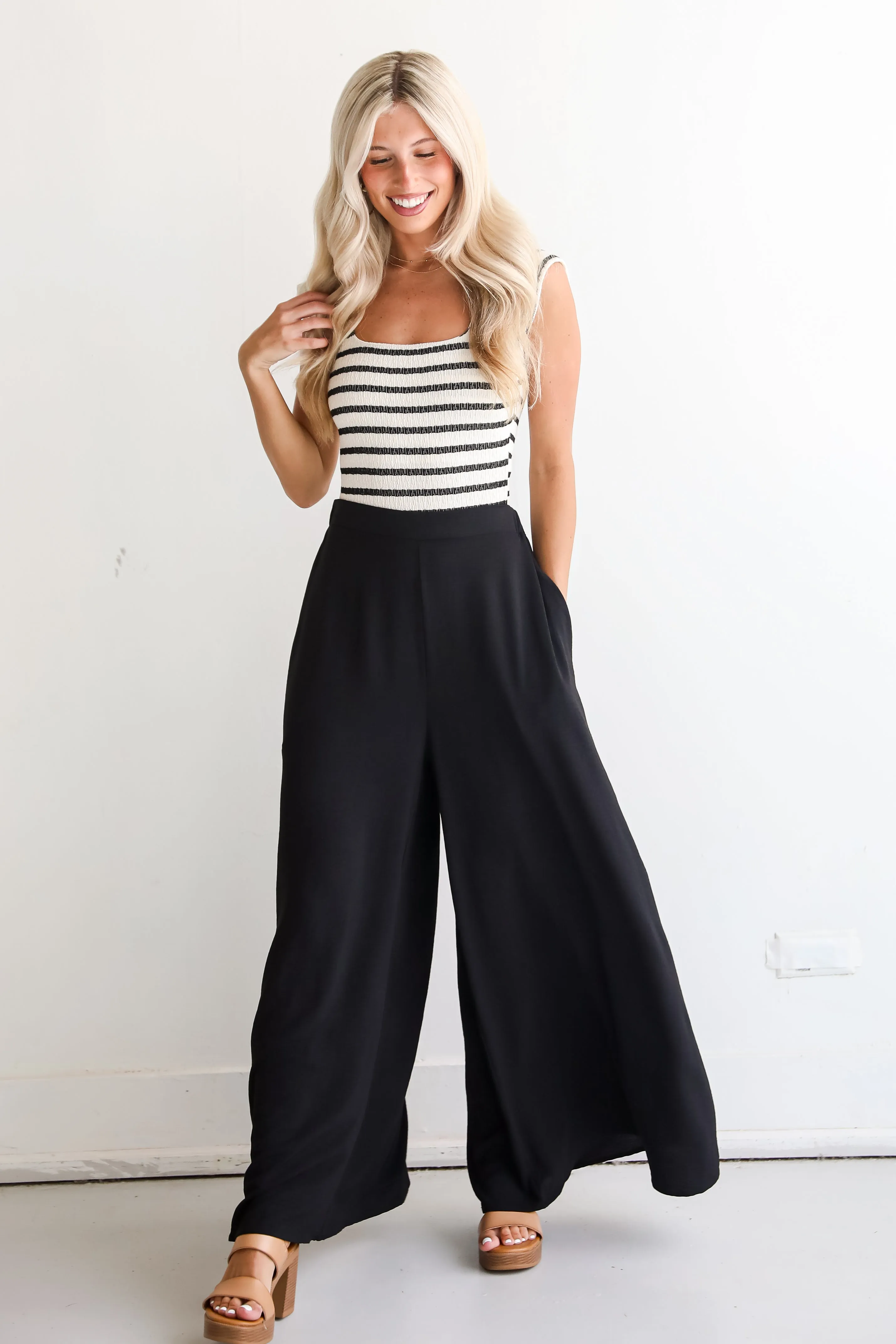 FINAL SALE - Iconic Chicness Wide Leg Pants