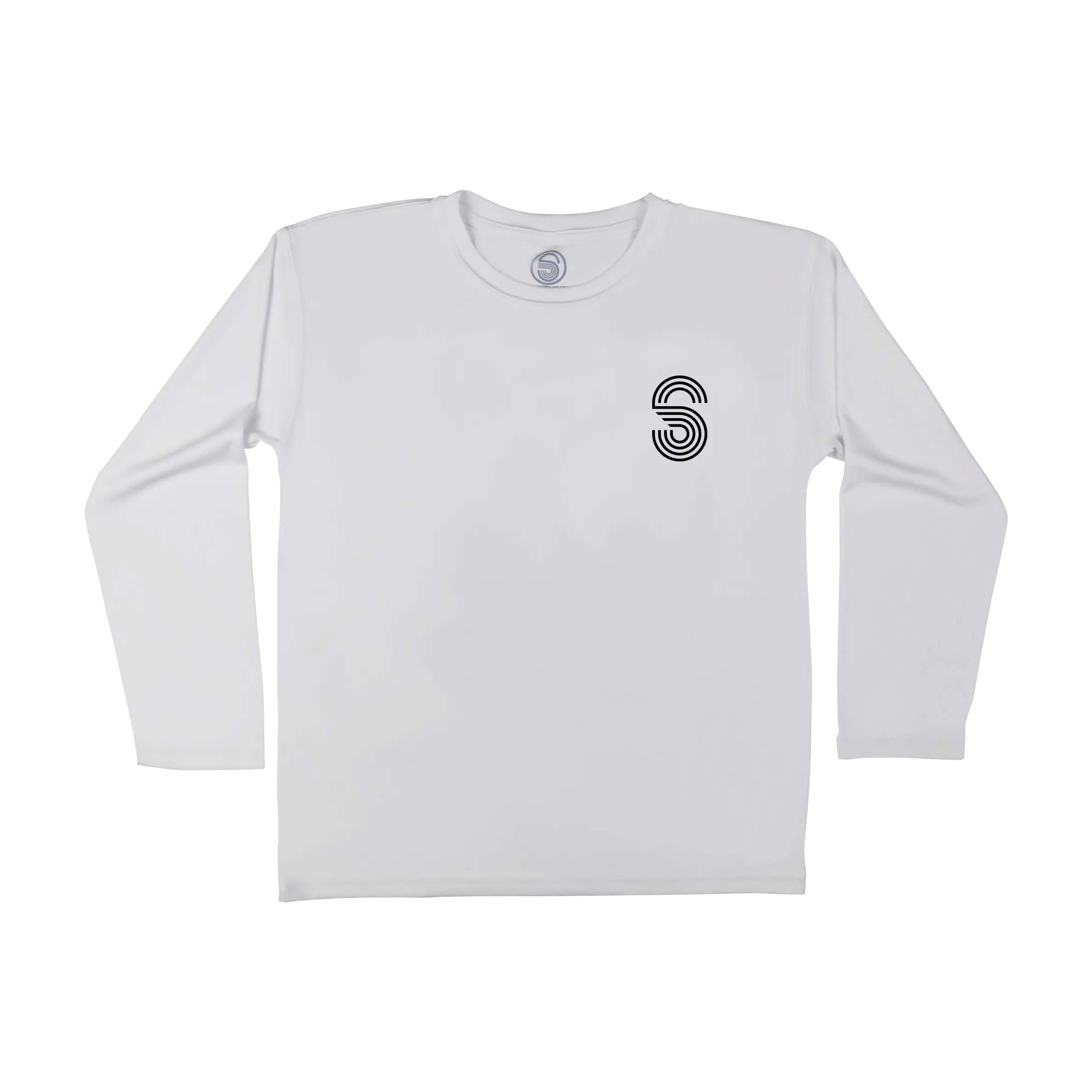 FLORIDA SUNSET YOUTH SOLAR SHIRT - WHITE