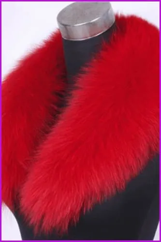 Fox Fur Collar Scarf/Shawl/Wrap Neck