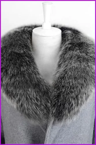 Fox Fur Collar Scarf/Shawl/Wrap Neck