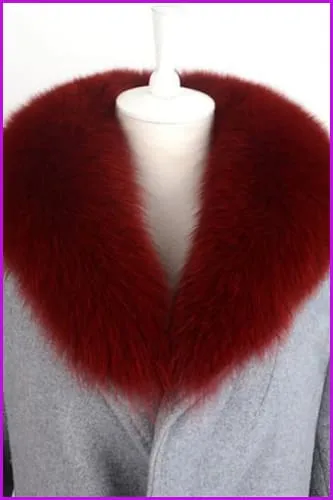 Fox Fur Collar Scarf/Shawl/Wrap Neck