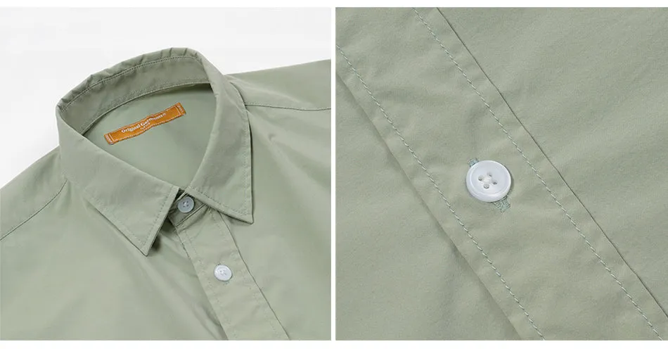 FrizmWorks OG Poplin Oversized Shirt - Light Green