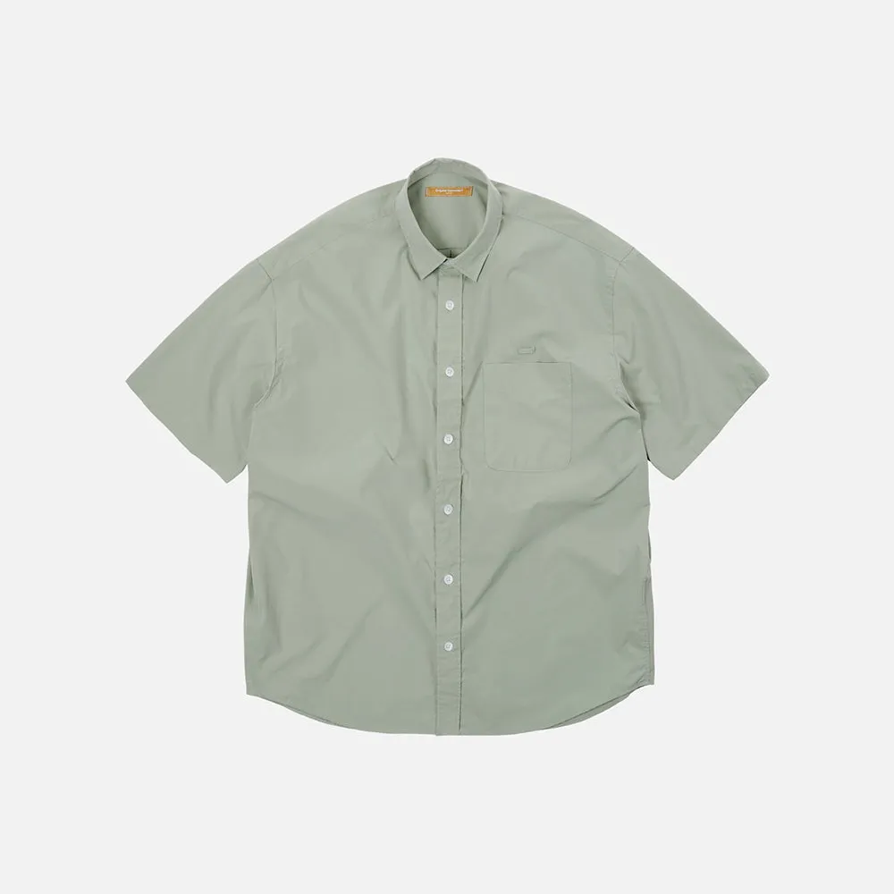 FrizmWorks OG Poplin Oversized Shirt - Light Green