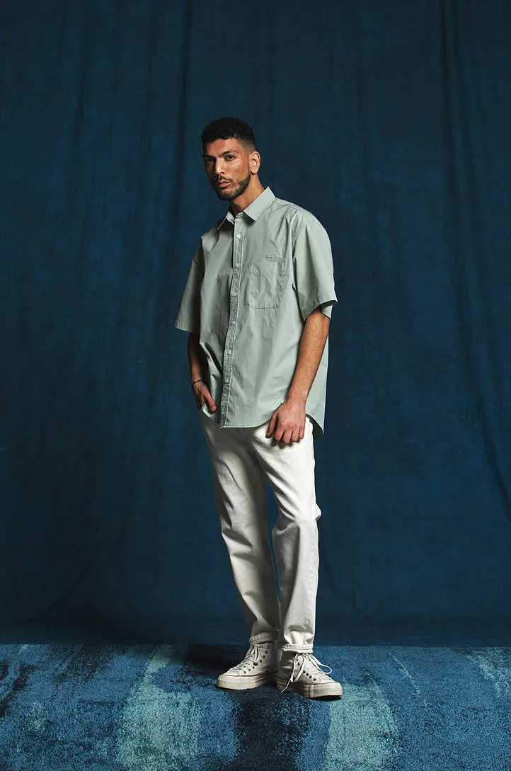 FrizmWorks OG Poplin Oversized Shirt - Light Green