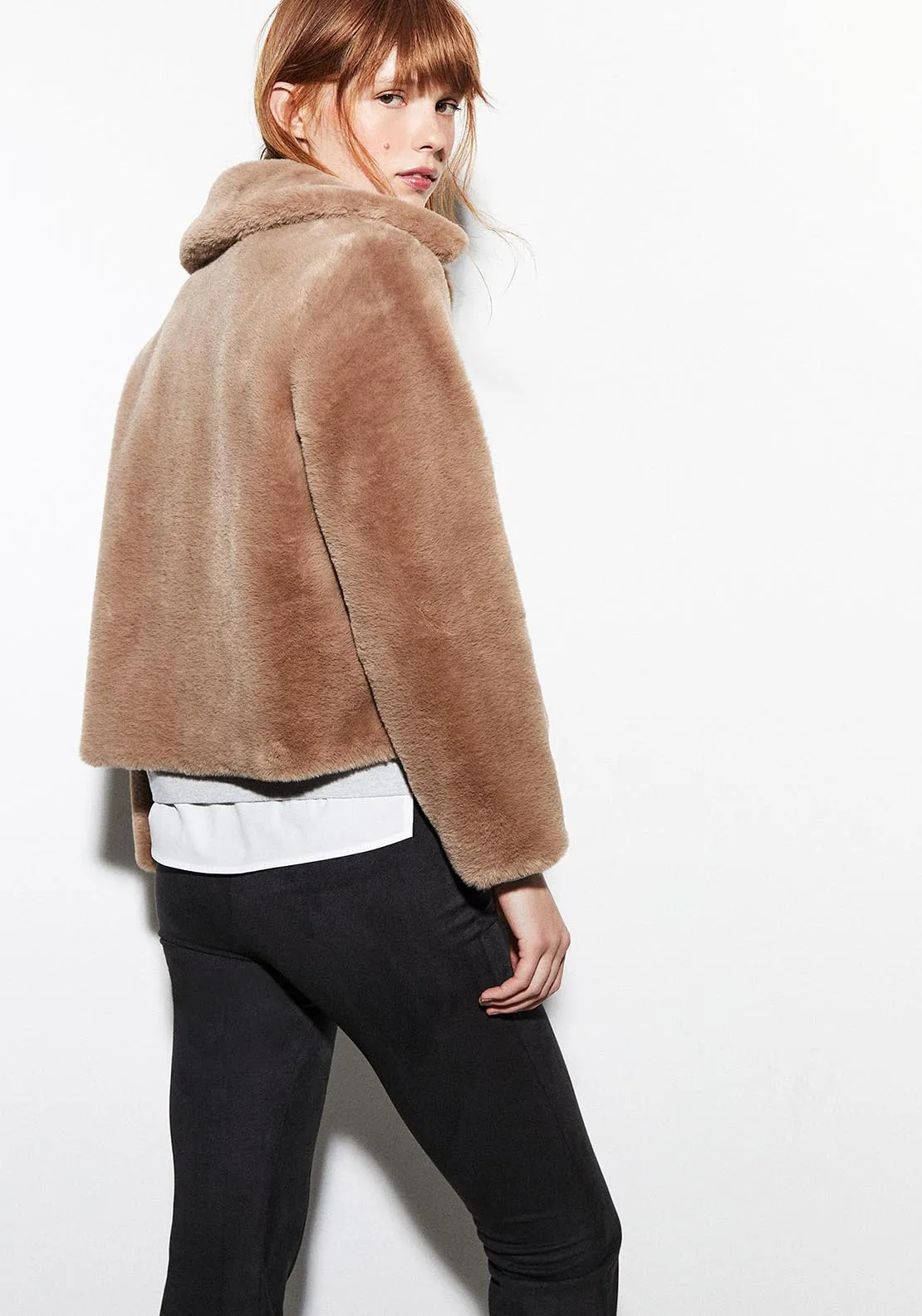 Fur jacket - Taupe