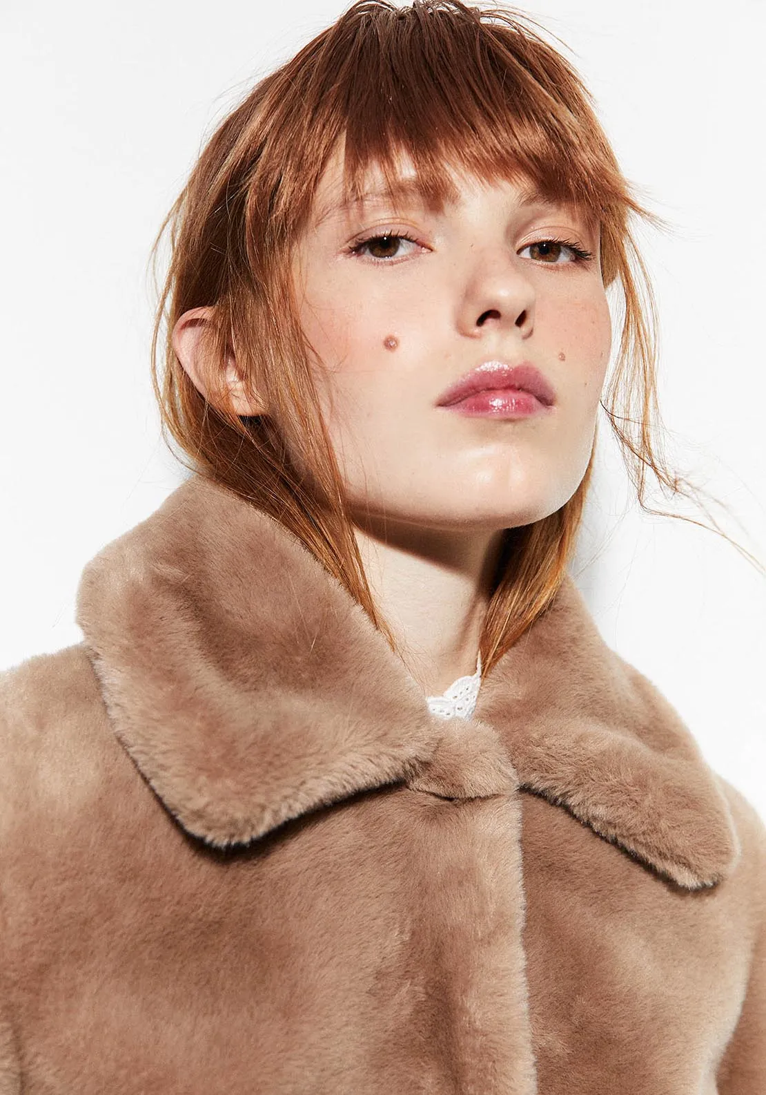 Fur jacket - Taupe