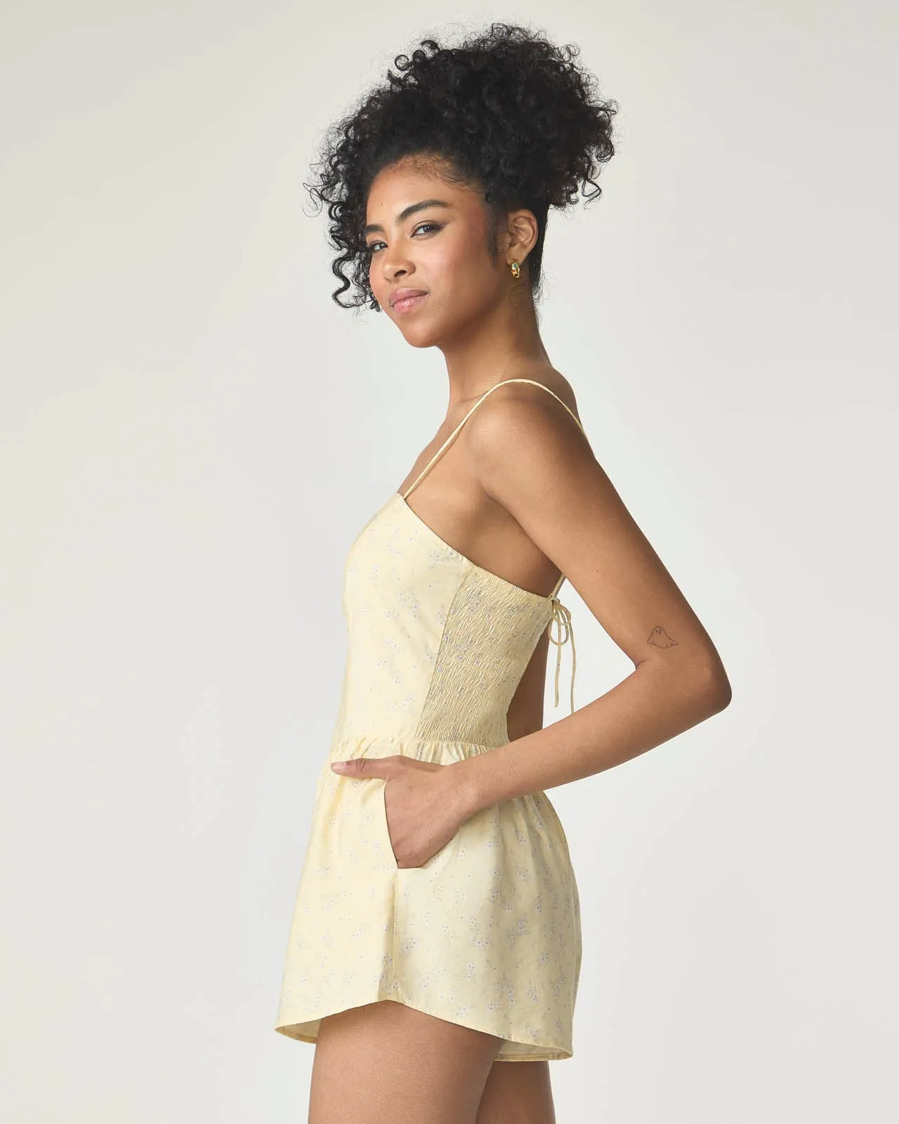 Garden Party Smocked Romper