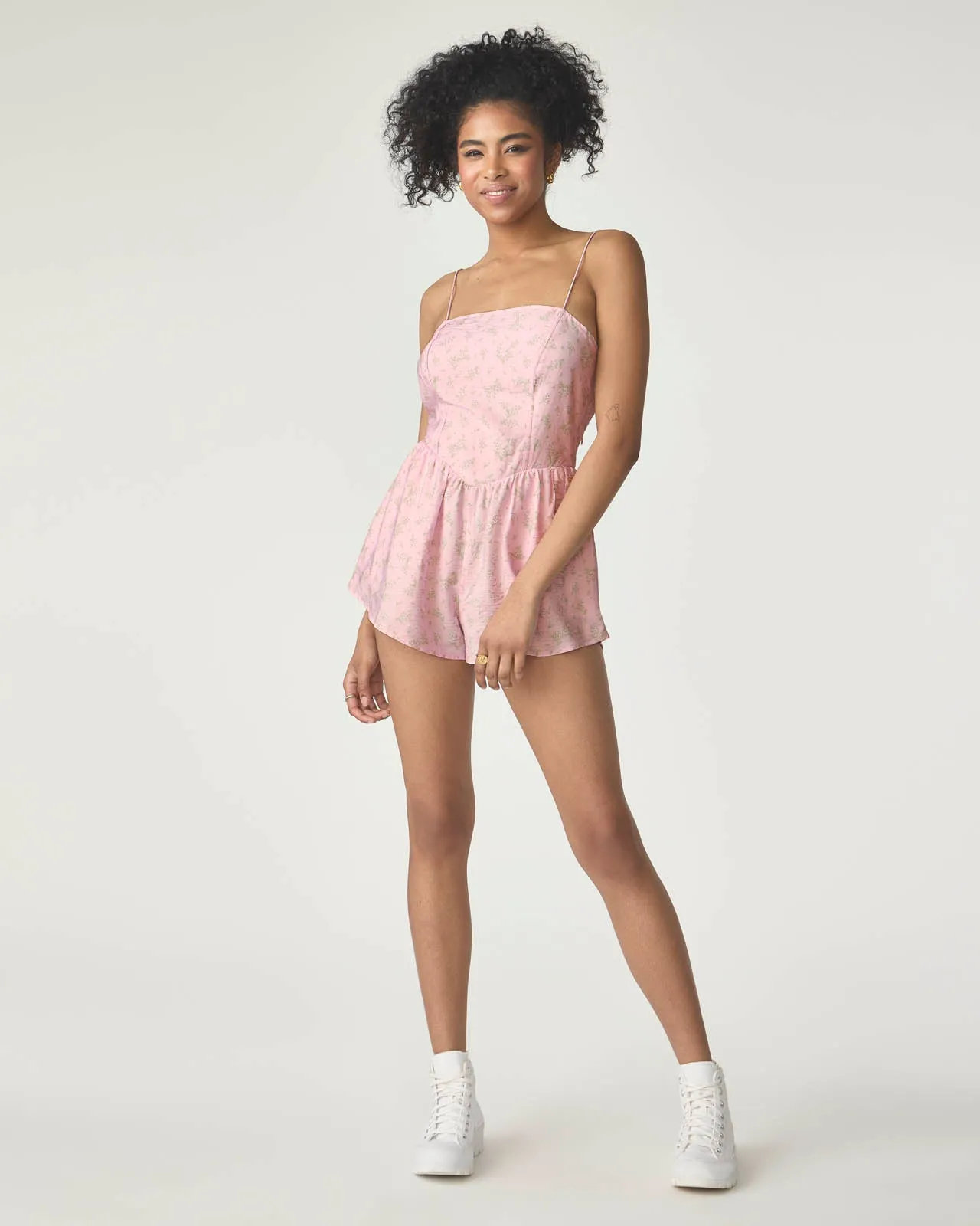 Garden Party Smocked Romper
