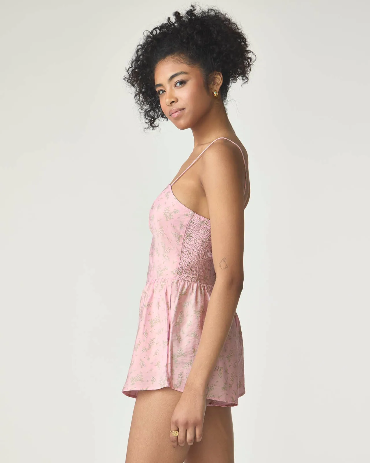 Garden Party Smocked Romper