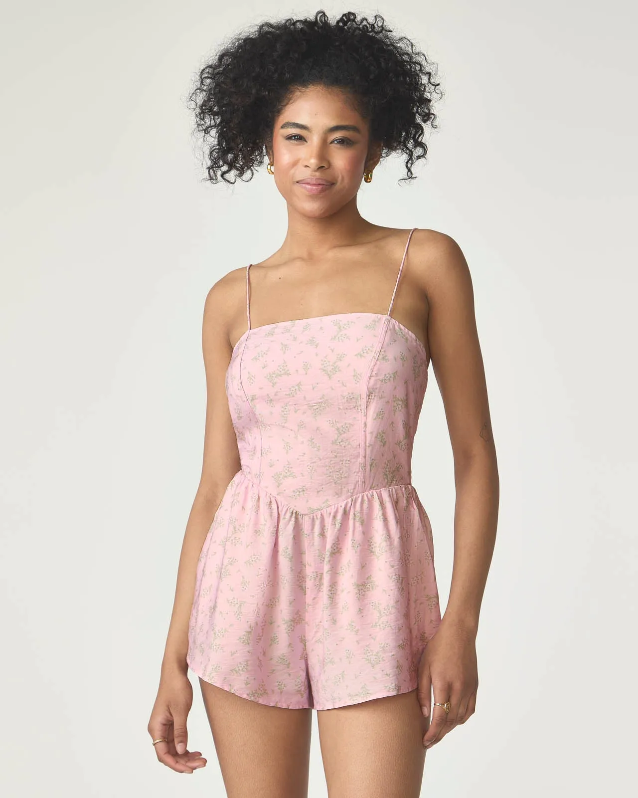 Garden Party Smocked Romper