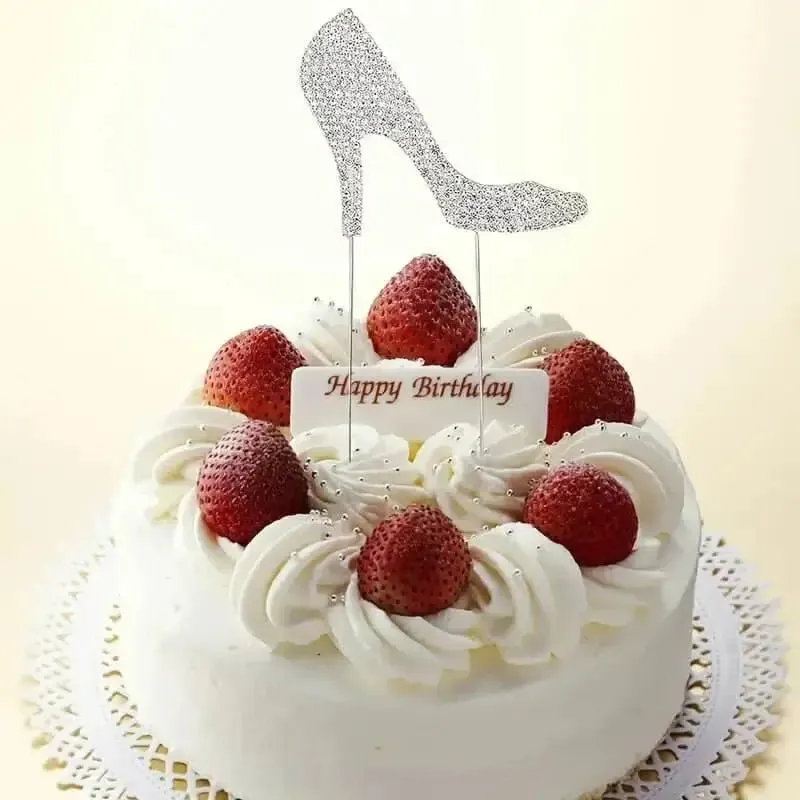 Gem High Heel Cake Topper