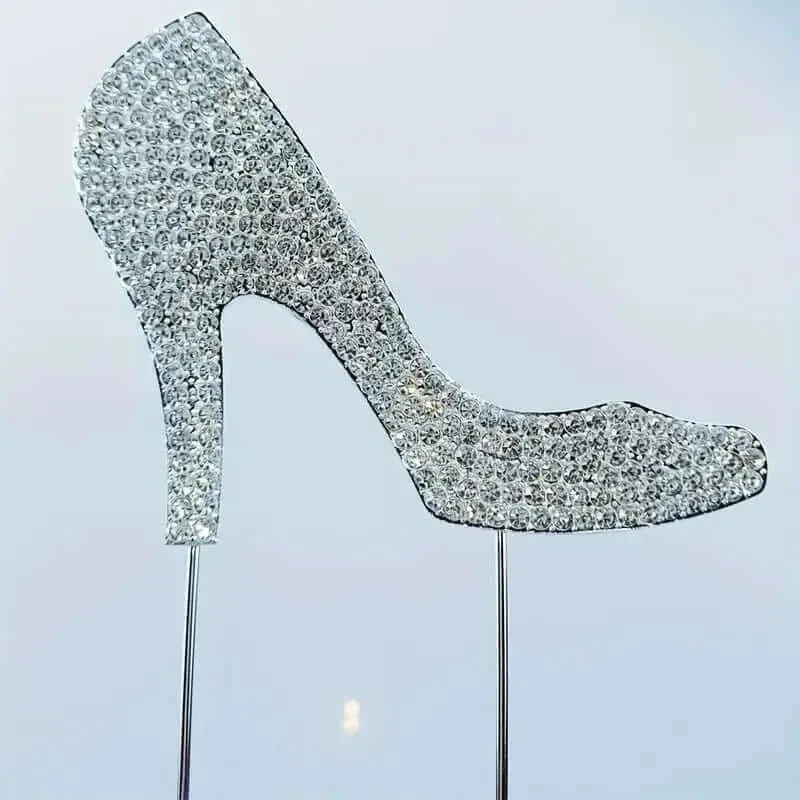 Gem High Heel Cake Topper