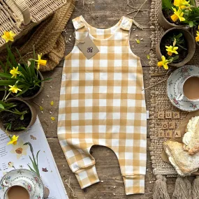 Gingham Long Romper | Ready To Post