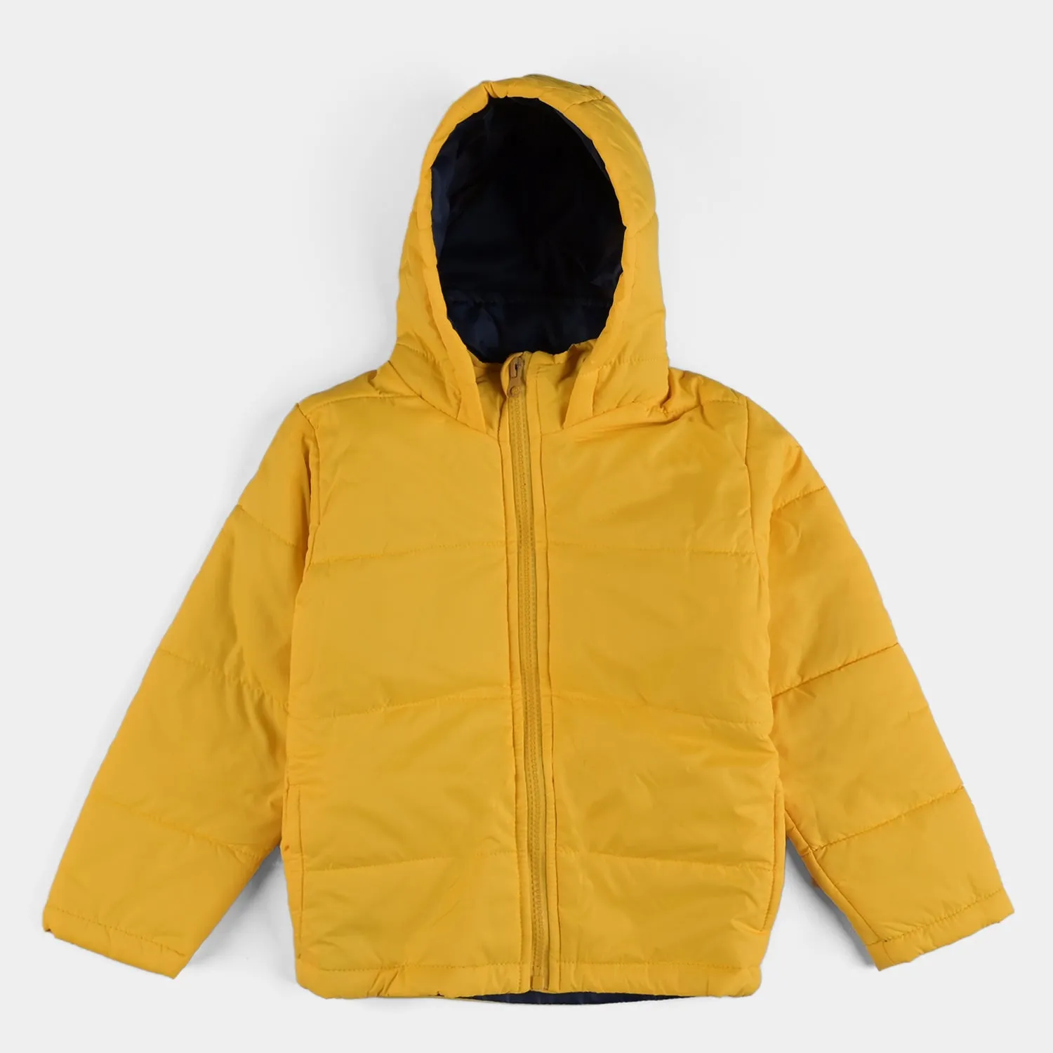 Girls Quilted Jacket Basic - Yellow