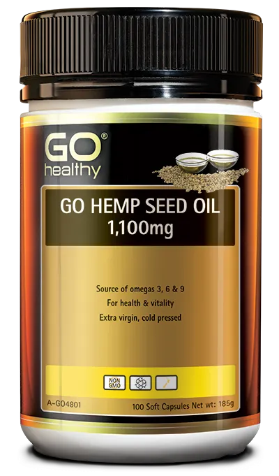 GO Healthy Hemp Seed Oil 1100mg