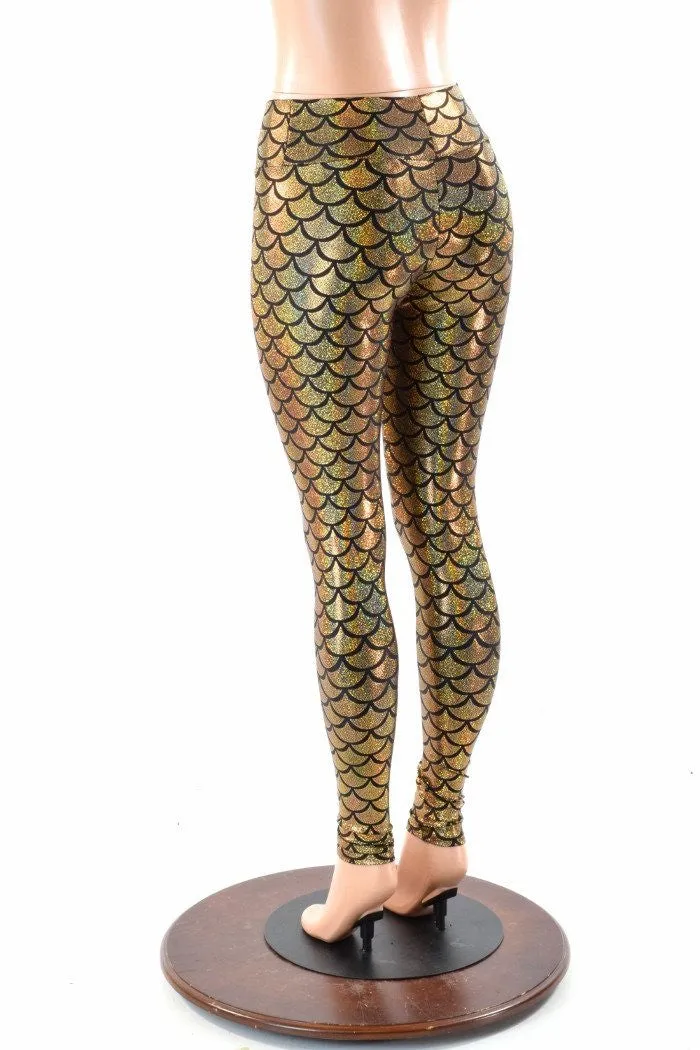 Gold Mermaid Leggings