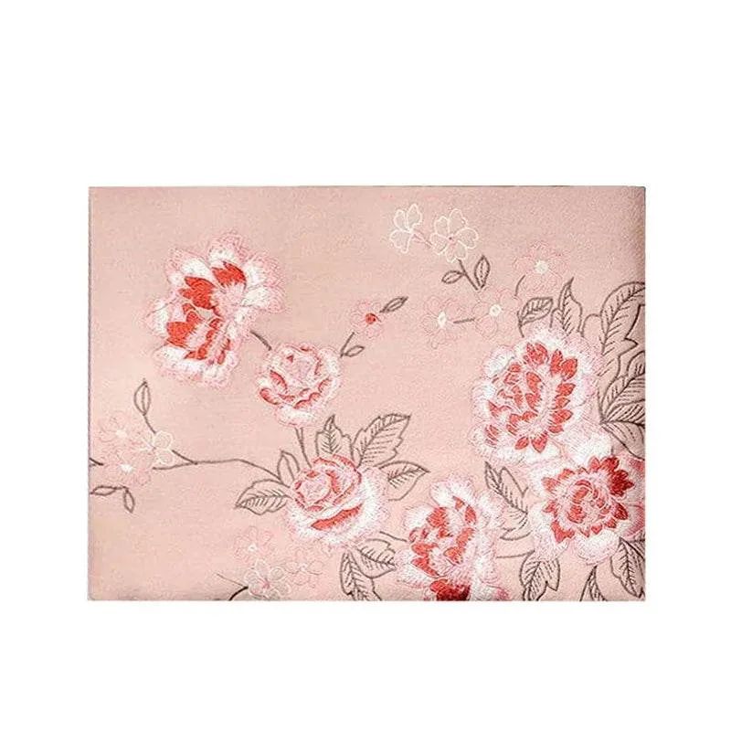 Handcrafted Su Embroidery Cashmere Scarf Premium Quality 200x60cm