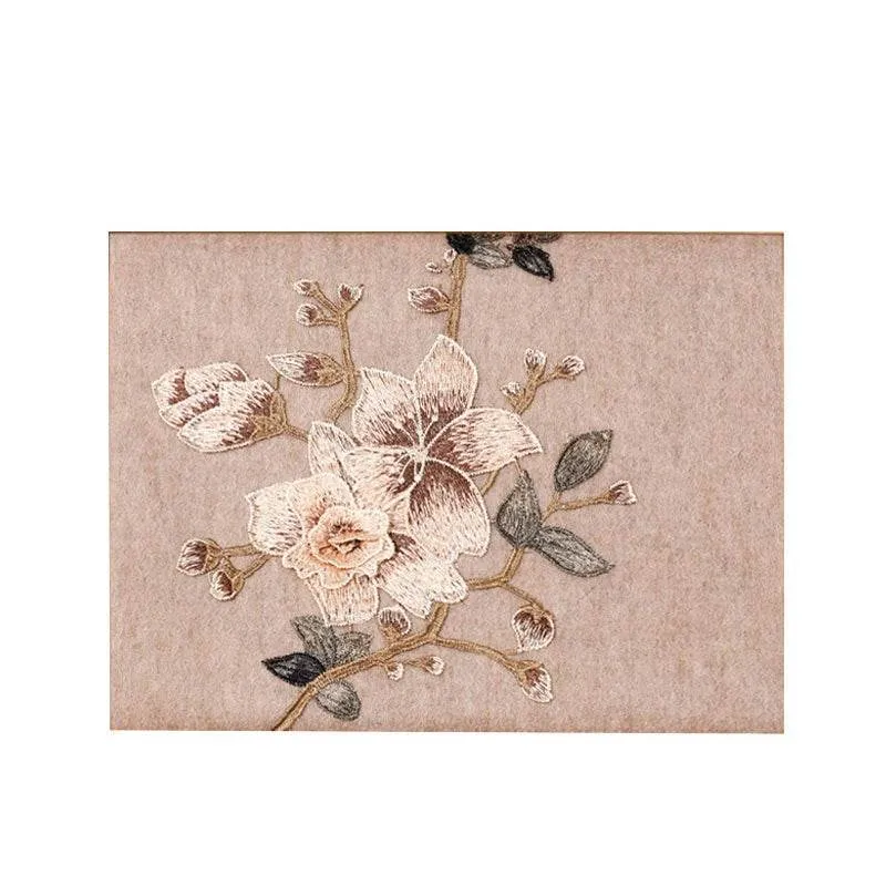 Handcrafted Su Embroidery Cashmere Scarf Premium Quality 200x60cm