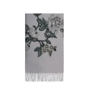 Handcrafted Su Embroidery Cashmere Scarf Premium Quality 200x60cm
