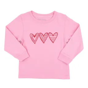 Hearts Trio Long-sleeve T-shirt