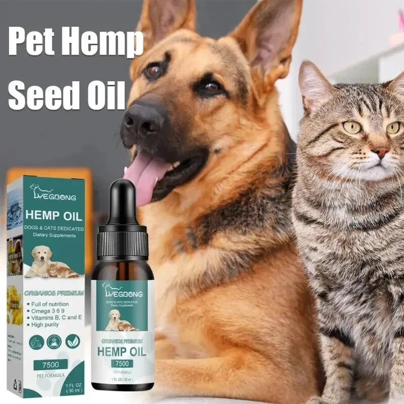 Hemp Omega Vitamin Pet Wellness J60C