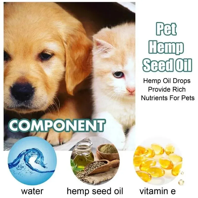 Hemp Omega Vitamin Pet Wellness J60C