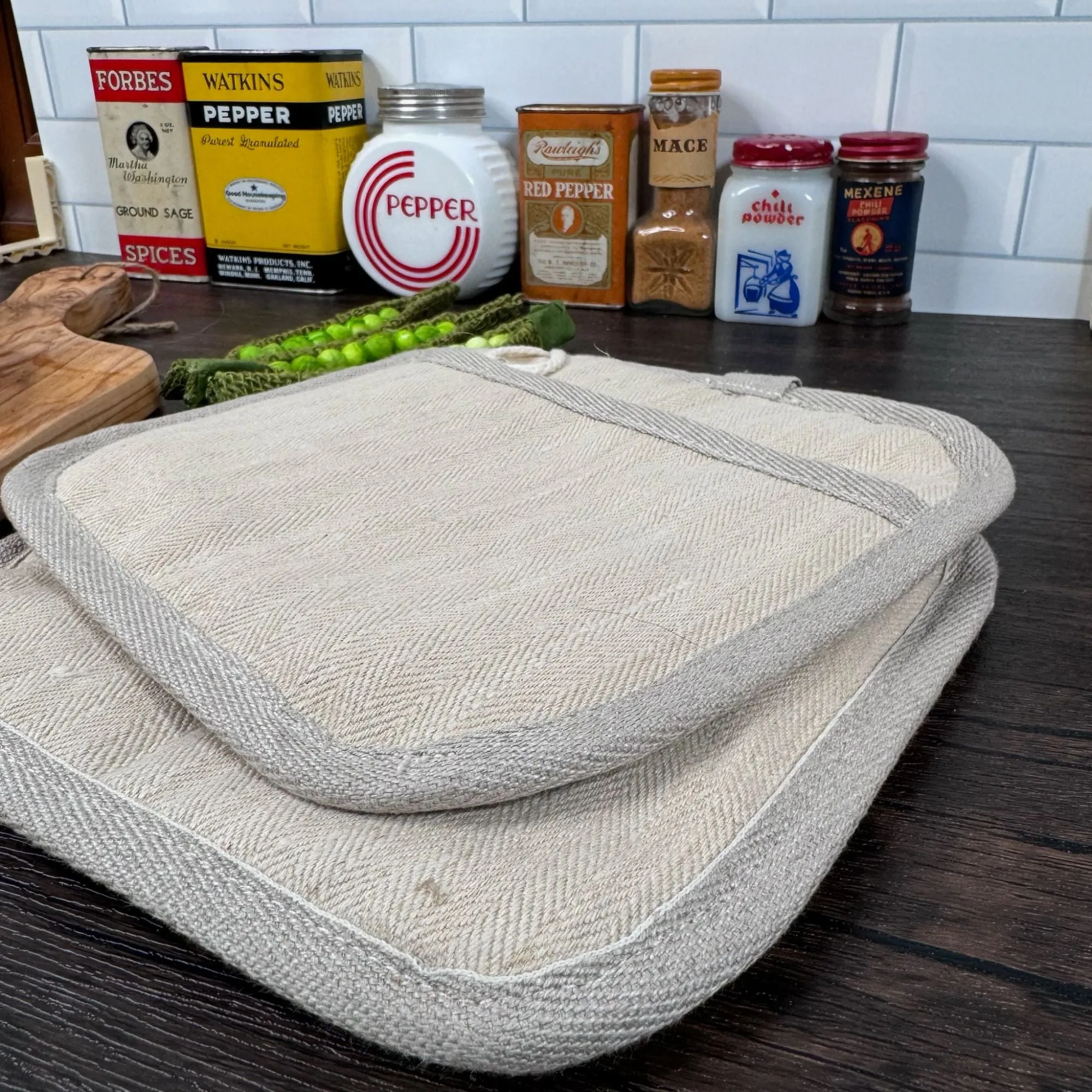 Hemp Potholders (Set of 2)