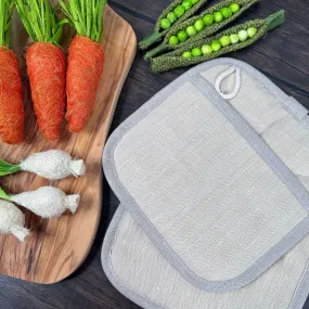 Hemp Potholders (Set of 2)