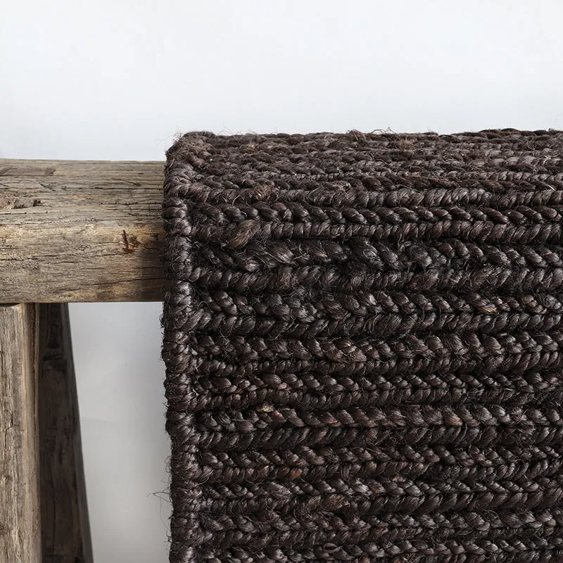 Hemp rug braid chocolate