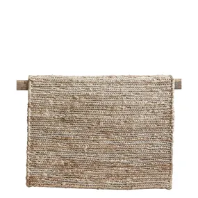 Hemp rug braid natural