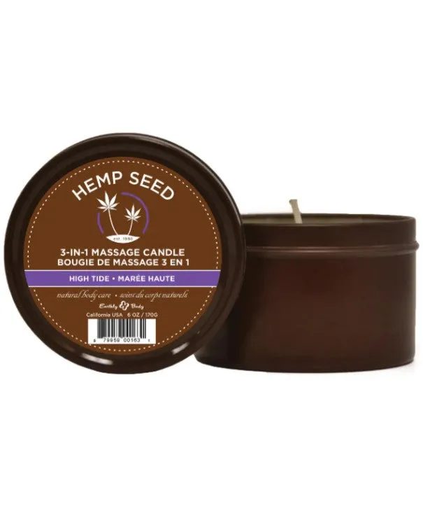 Hemp Seed Massage Candle - High Tide