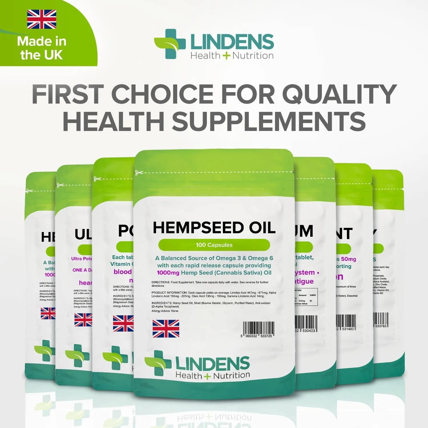 Hempseed Oil 1000mg Capsules