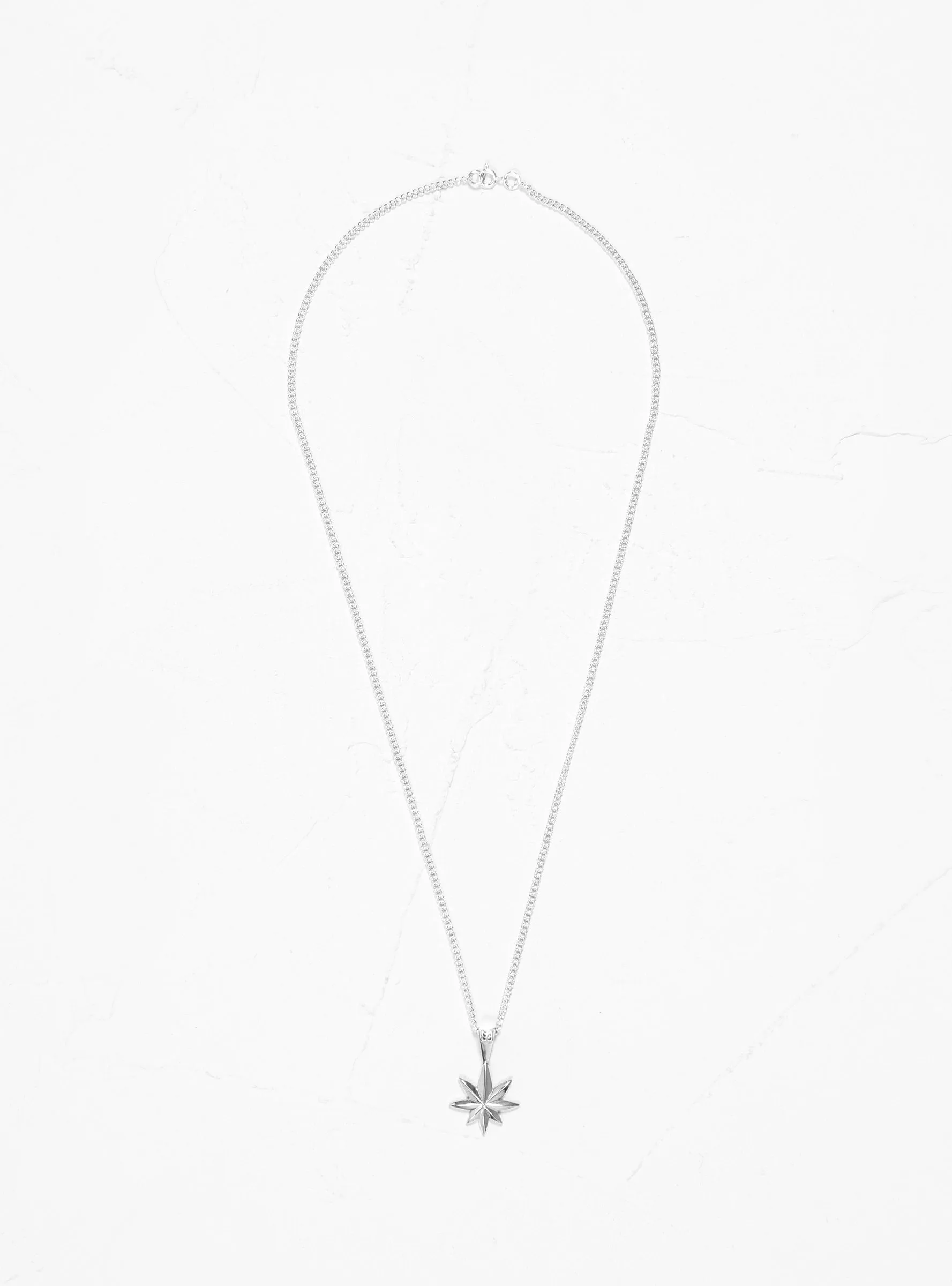 Hempstar Silver Pendant Necklace