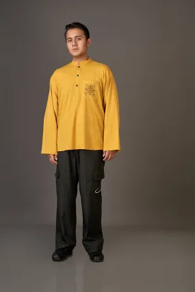 HENLEY SHIRT (EMBROIDERED) S24-M20