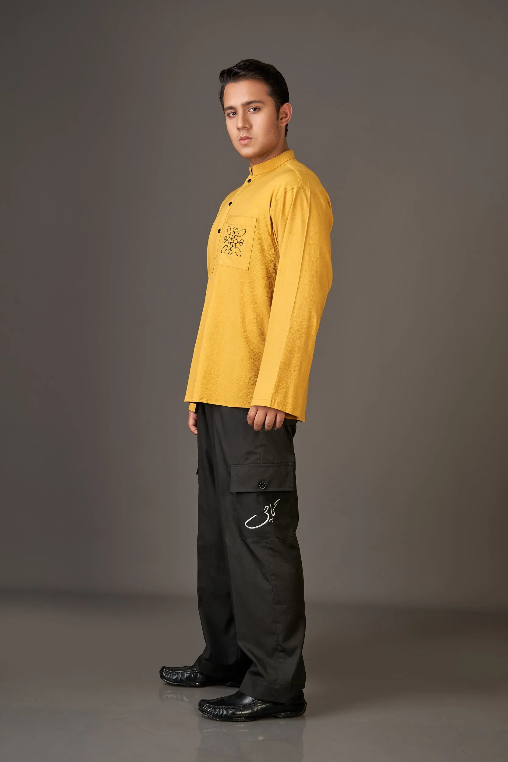 HENLEY SHIRT (EMBROIDERED) S24-M20