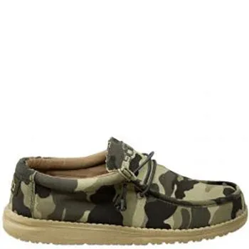 Hey Dude Men's Wally Canvas Camo Shoe