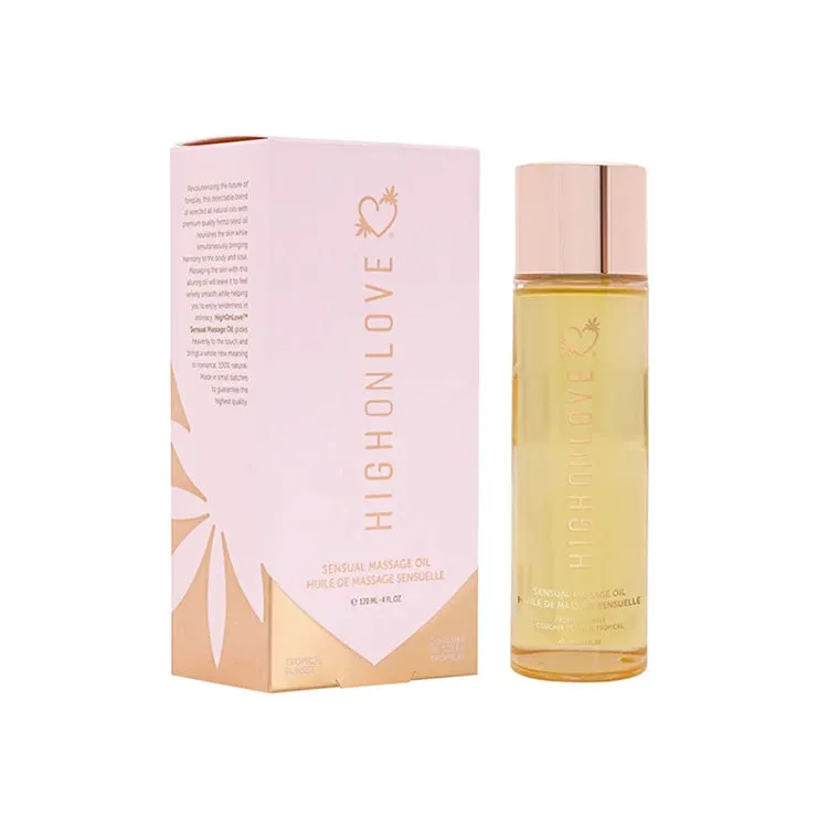 High On Love Tropical Sunset Massage Oil