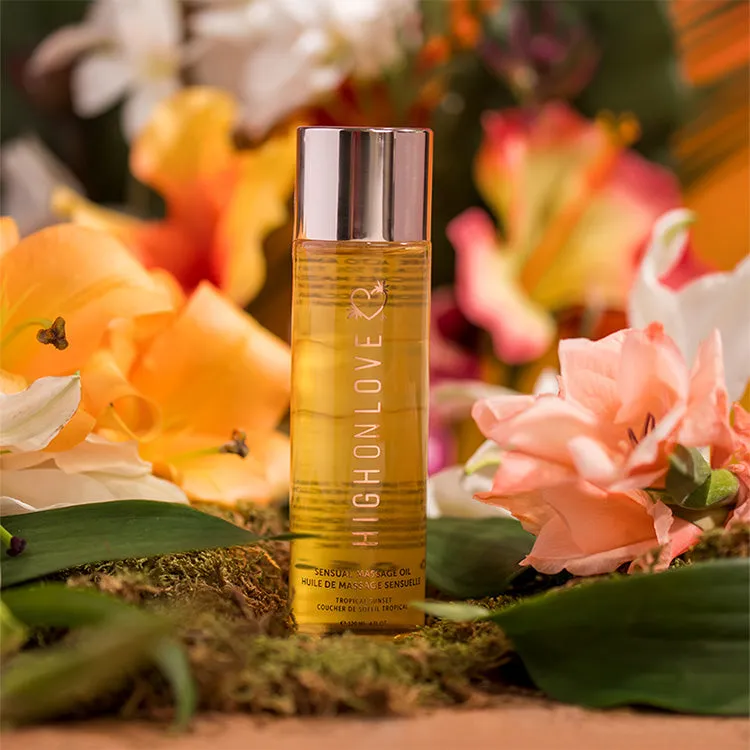 High On Love Tropical Sunset Massage Oil