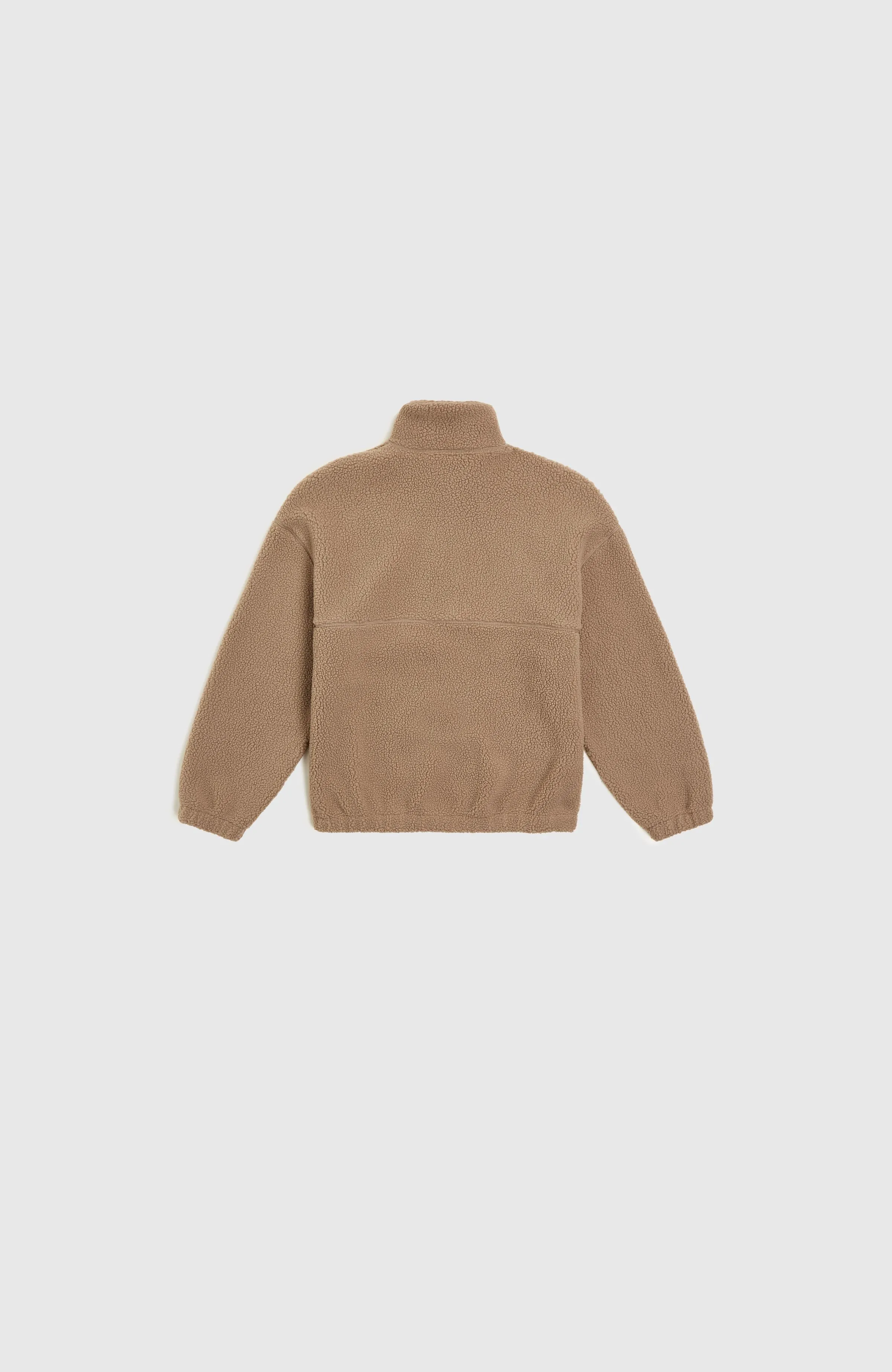 High-Pile Full-Zip Fleece | Concrete