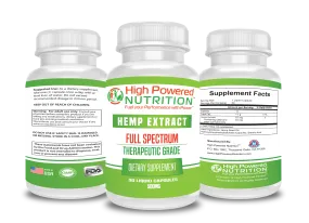 High Powered Nutrition™ CBD Full Spectrum 500mg Capsules Fuel Your Performance With Power™