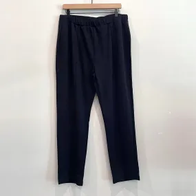 High Rise Pull On Front Slit Pants